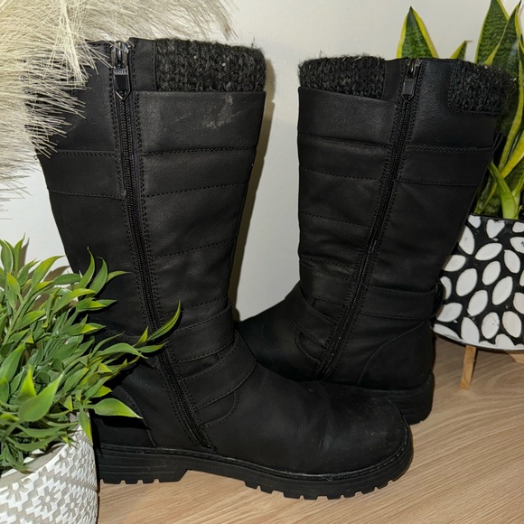 YELLOW SHOES black winter boots - Picture 5 of 6